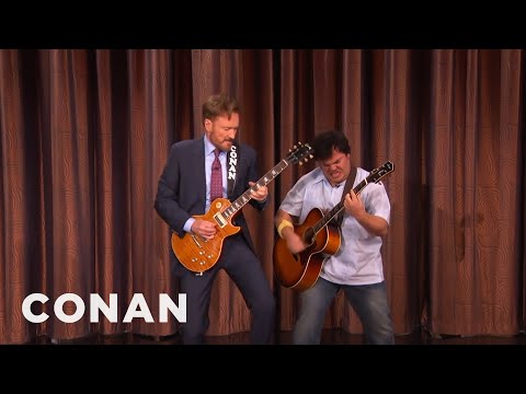 Conan And Jack Black&#039;s Guitar Battle | CONAN on TBS