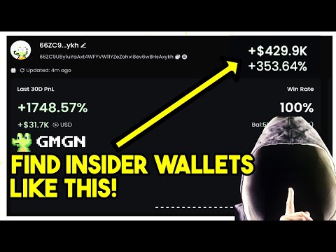 Track Insider Memecoin Whale Wallets on GMGN.ai, To Find The Next 100x Memecoin Early!