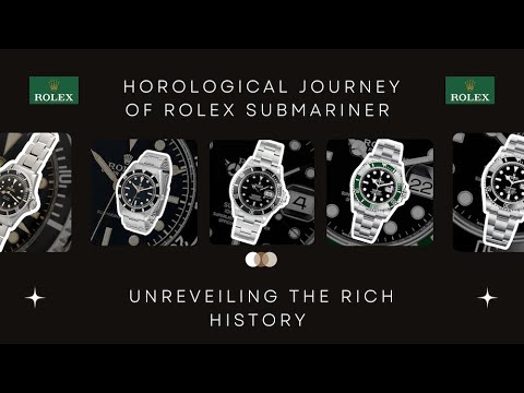 &quot;Diving Through Time: Unveiling the Rich History of the Rolex Submariner ⌚️ | A Horological Journey&quot;