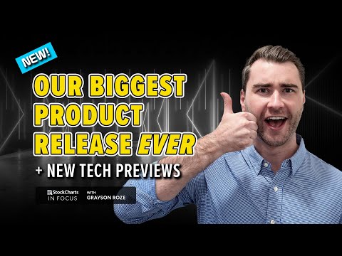 NEW! Our Biggest Product Release EVER + New Tech Previews | Grayson Roze | StockCharts In Focus