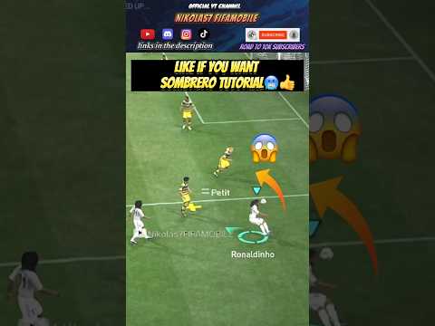 SOMBRERO FLICK😱🥶 [TUTORIAL] || #fifamobile #shorts