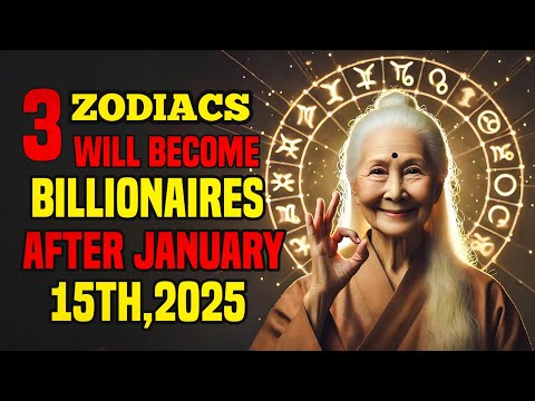 3 Zodiac Signs WILL BECOME BILLIONAIRES after Super Full Moon on January 15, 2025 Baba Vanga