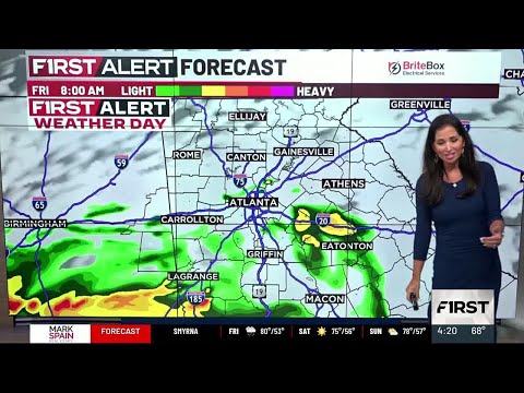 First Alert | A few showers, storms possible Friday morning