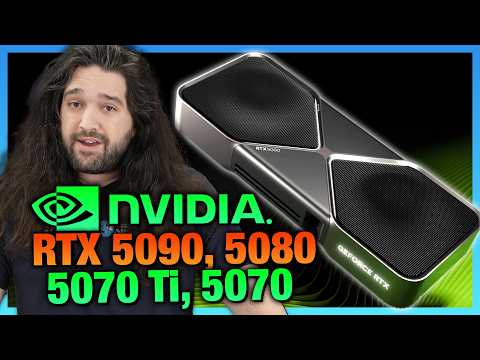 NVIDIA RTX 5090 at 575 Watts, RTX 5080, 5070 Ti, &amp; 5070 Specs