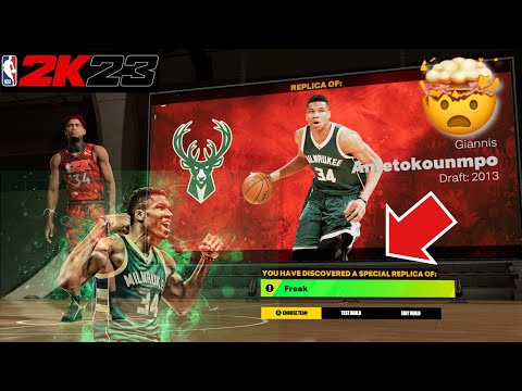 HOW TO MAKE THE *NEW* HIDDEN &quot;FREAK&quot; GIANNIS ANTETOKOUNMPO EASTER EGG BUILD ON NBA 2K23