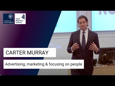 Carter Murray: advertising, marketing, and focusing on people