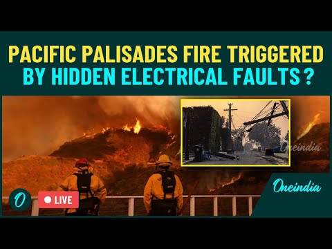 LIVE| LA Wildfires Linked to Hidden Electrical Faults? Shocking Grid Failures Raise Questions