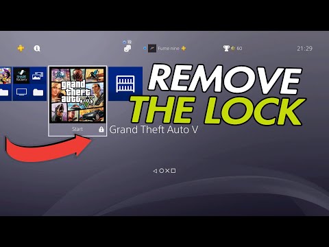 HOW TO REMOVE THE LOCK ON ANY PS4 GAME *ONLY 1 MINUTE