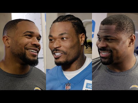 Bosa, Mack, Dobbins, &amp; Derwin On NFL Playoffs Vs Texans | LA Chargers