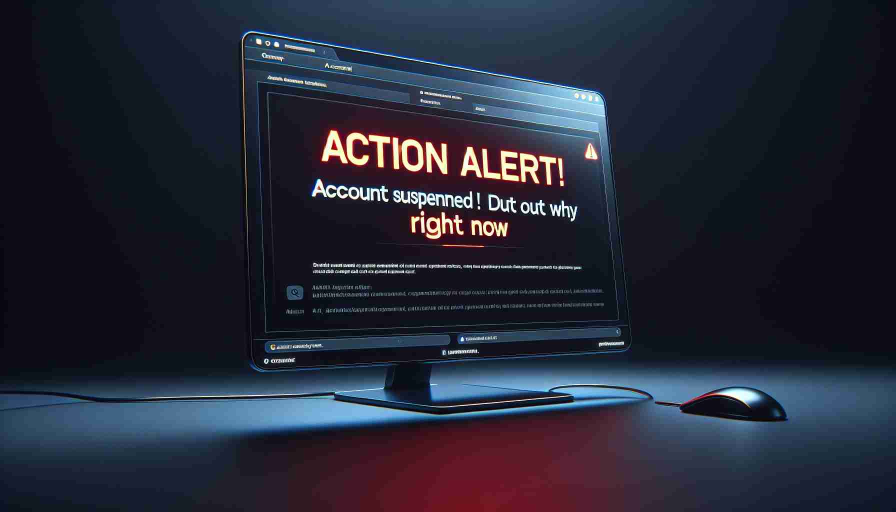 Action Alert: Account Suspended! Find Out Why Right Now! 