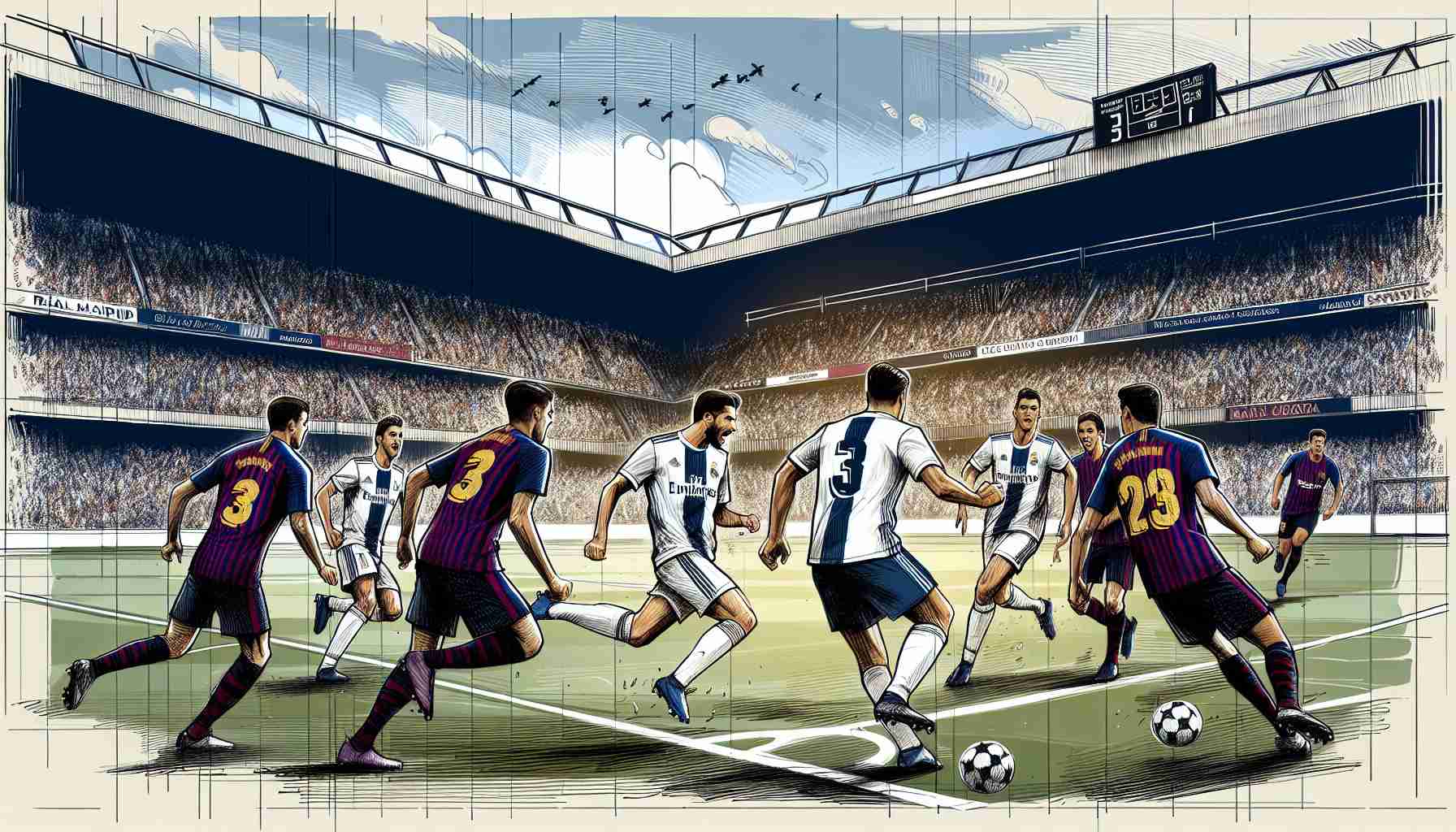 The Clash of Giants: Real Madrid vs Barcelona! Can Madrid Triumph? 