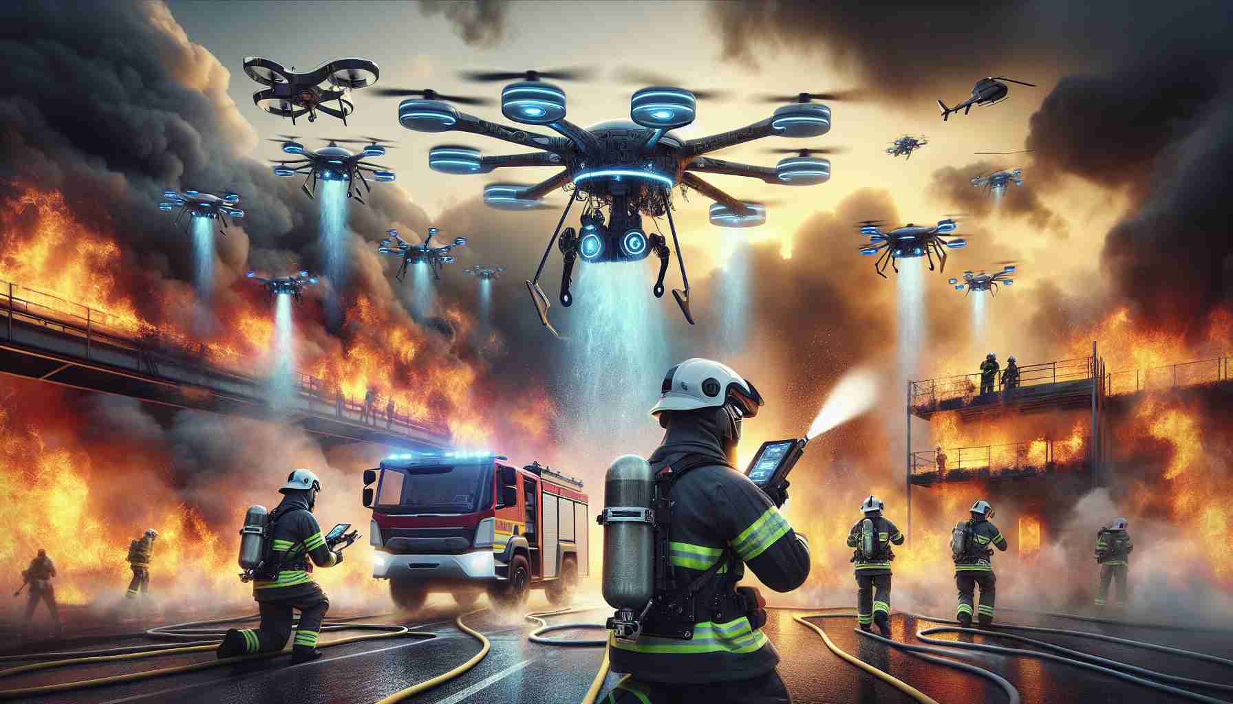 Future of Firefighting: New Technologies in Action. A Glimpse into Tomorrow's Emergency Response! 