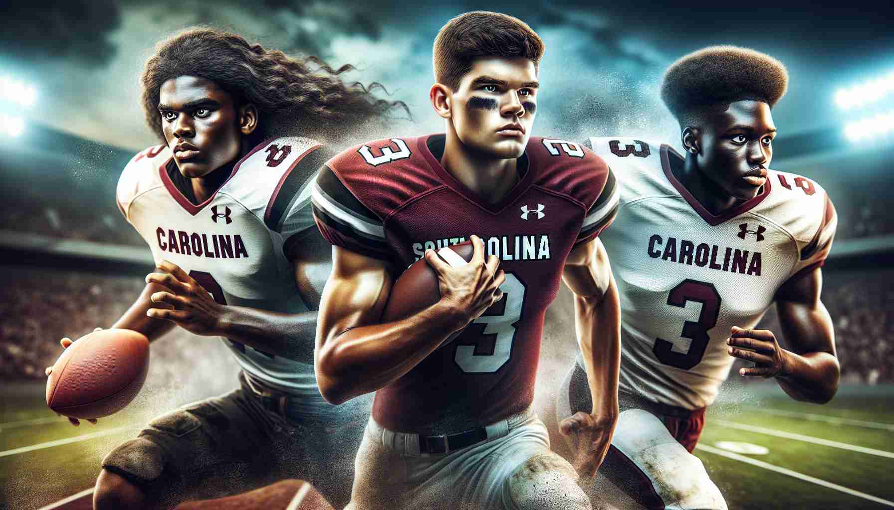 The Future of Football Stars Arises! South Carolina's Trio Shakes Up the Hula Bowl! 